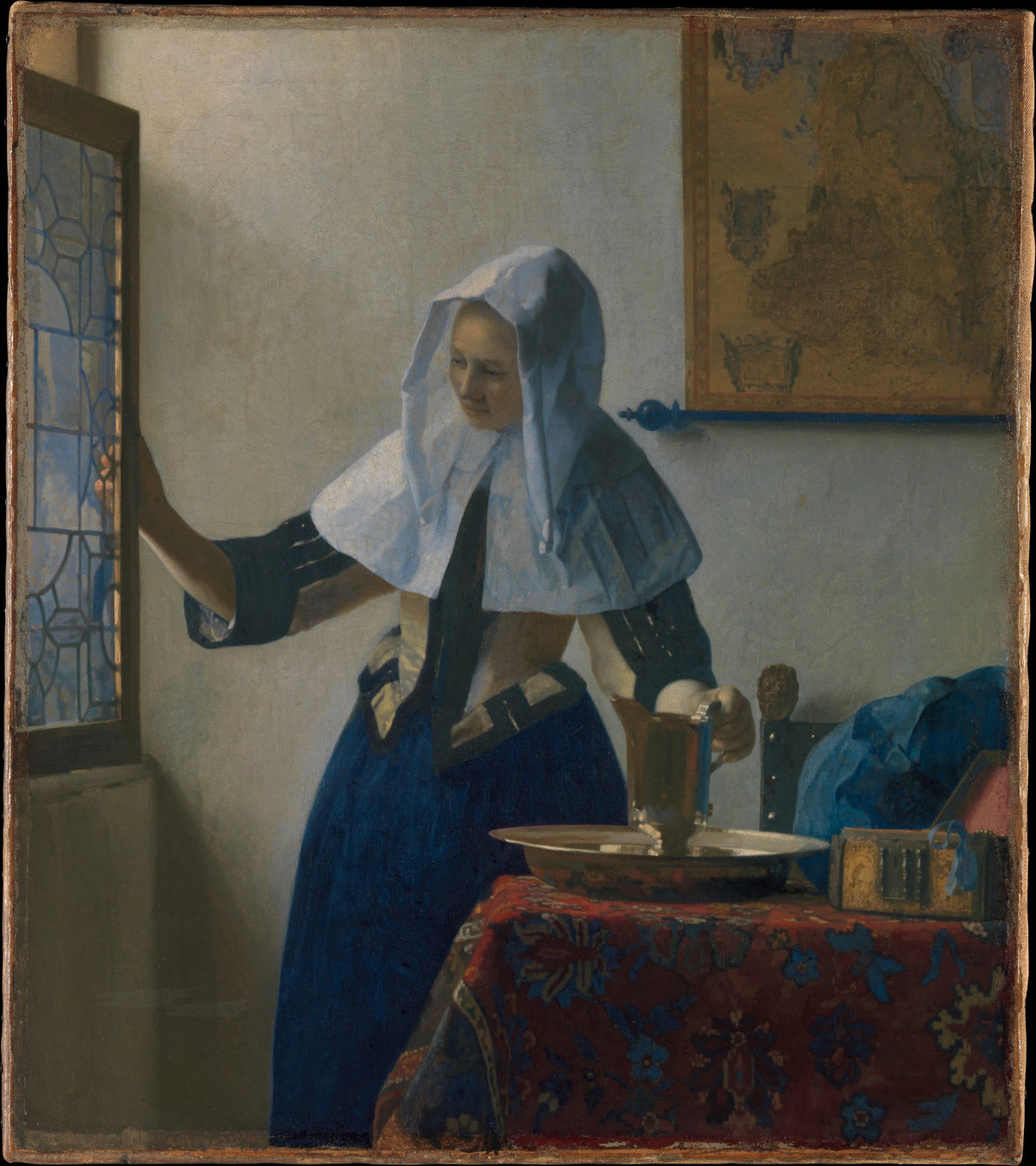 Johannes Vermeer — Young Woman with a Water Pitcher
