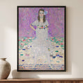 Gustav Klimt — Mäda Primavesi — framed canvas print, shown on a wall